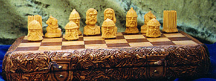 Шахматы коллекционные рыцари и богатыри